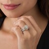 Thumbnail Image 3 of Previously Owned - 1-1/5 CT. T.W. Composite Diamond Double Frame Bridal Set in 10K Two-Tone Gold