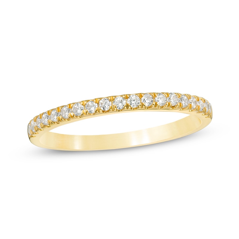 Main Image 1 of Previously Owned - 1/4 CT. T.W. Diamond Wedding Band in 10K Gold