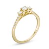 Thumbnail Image 2 of Previously Owned - 1/2 CT. T.W. Diamond Past Present Future® Engagement Ring in 10K Gold