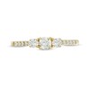Thumbnail Image 6 of Previously Owned - 1/2 CT. T.W. Diamond Past Present Future® Engagement Ring in 10K Gold