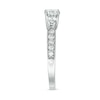 Thumbnail Image 4 of Previously Owned - 3/4 CT. T.W. Diamond Three Stone Vintage-Style Engagement Ring in 10K White Gold