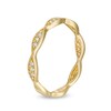 Thumbnail Image 2 of Previously Owned - 1/10 CT. T.W. Diamond Marquise Twist Vintage-Style Wedding Band in 10K Gold