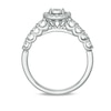 Thumbnail Image 5 of Previously Owned - 3/8 CT. T.W. Diamond Cushion Frame Engagement Ring in 10K White Gold