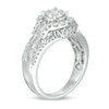 Thumbnail Image 1 of Previously Owned - 1 CT. T.W. Diamond Frame Multi-Row Engagement Ring in 10K White Gold
