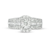 Thumbnail Image 5 of Previously Owned - 1 CT. T.W. Diamond Frame Multi-Row Engagement Ring in 10K White Gold
