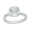 Thumbnail Image 3 of Previously Owned - YOU by Jean Dousset™ 2 CT. T.W.  Diamond Cushion Frame Engagement Ring in 14K White Gold (I/SI2)