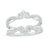 Thumbnail Image 1 of Previously Owned - 1/2 CT. T.W. Diamond Double Crown Solitaire Enhancer in 14K White Gold