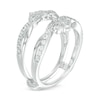 Thumbnail Image 2 of Previously Owned - 1/2 CT. T.W. Diamond Double Crown Solitaire Enhancer in 14K White Gold