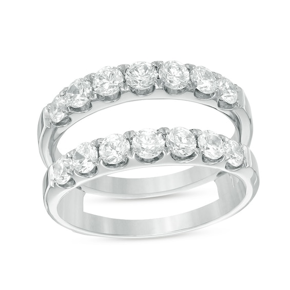 Previously Owned - 1-1/2 CT. T.w. Diamond Solitaire Enhancer in 14K White Gold