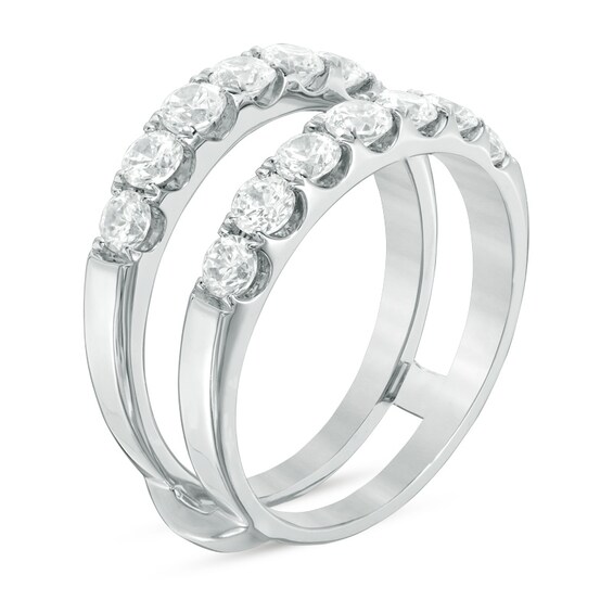 Previously Owned - 1-1/2 CT. T.w. Diamond Solitaire Enhancer in 14K White Gold