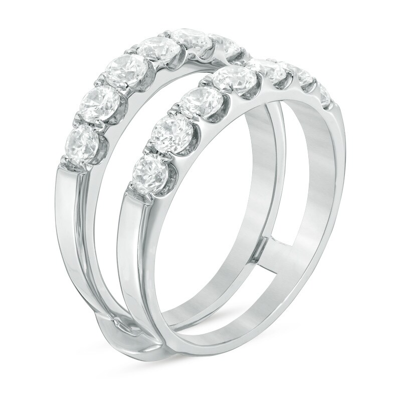 Main Image 2 of Previously Owned - 1-1/2 CT. T.W. Diamond Solitaire Enhancer in 14K White Gold