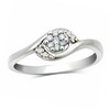 Thumbnail Image 1 of Previously Owned - Cherished Promise Collection™ 1/15 CT. T.W. Diamond Swirl Promise Ring in Sterling Silver