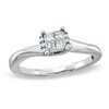 Thumbnail Image 1 of Previously Owned - Cherished Promise Collection™ 1/5 CT. T.W. Quad Princess-Cut Diamond Promise Ring in 10K White Gold