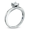 Thumbnail Image 2 of Previously Owned - Cherished Promise Collection™ 1/5 CT. T.W. Quad Princess-Cut Diamond Promise Ring in 10K White Gold