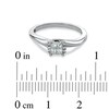Thumbnail Image 3 of Previously Owned - Cherished Promise Collection™ 1/5 CT. T.W. Quad Princess-Cut Diamond Promise Ring in 10K White Gold
