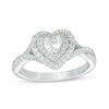 Thumbnail Image 1 of Previously Owned - Vera Wang Love Collection 3/4 CT. T.W. Heart-Shaped Diamond Engagement Ring in 14K White Gold