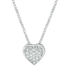 Thumbnail Image 2 of Previously Owned - Convertibilities 1/15 CT. T.W. Diamond Dog Paw Print Heart Three-in-One Pendant in Sterling Silver