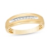 Thumbnail Image 1 of Previously Owned - 1/10 CT. T.W. Diamond Wedding Band in 10K Gold