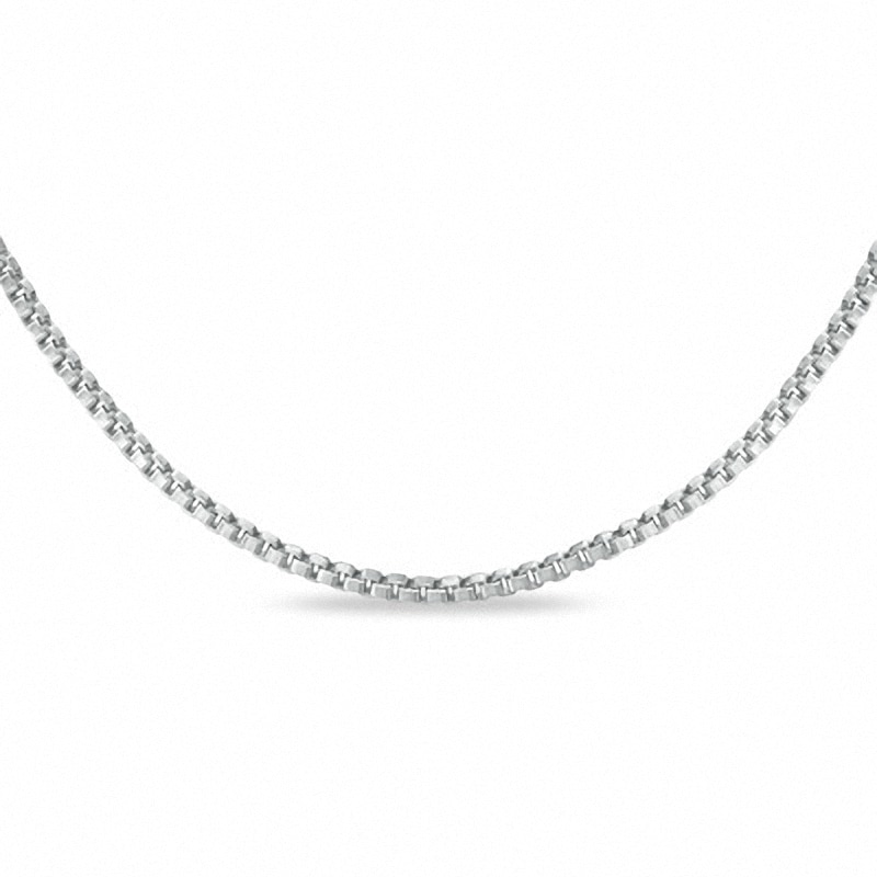 Previously Owned - 0.9mm Box Chain Necklace in Sterling Silver - 18"