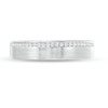 Thumbnail Image 4 of Previously Owned - 1/8 CT. T.W. Diamond Channel-Set Wedding Band in 10K White Gold