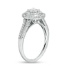 Thumbnail Image 3 of Previously Owned - 1/2 CT. T.W. Diamond Double Frame Engagement Ring in 10K White Gold
