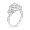 Thumbnail Image 3 of Previously Owned - 1 CT. T.W. Diamond Past Present Future® Double Frame Twist Engagement Ring in 10K White Gold