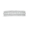 Thumbnail Image 4 of Previously Owned 1/2 CT. T.W. Diamond Multi-Row Band in 10K White Gold