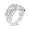 Thumbnail Image 2 of Previously Owned - Marilyn Monroe™ Collection 1 CT. T.W. Diamond Multi-Row Anniversary Ring in 14K White Gold