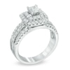 Thumbnail Image 2 of Previously Owned - 1-1/4 CT. T.W. Princess-Cut Diamond Double Frame Engagement Ring in 14K White Gold (I/I2)