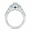 Thumbnail Image 3 of Previously Owned - Vera Wang Love Collection 1 CT. T.W. Pear-Shaped Diamond Frame Engagement Ring in 14K White Gold