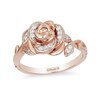 Thumbnail Image 1 of Previously Owned - Enchanted Disney Belle 1/10 CT. T.W. Diamond Rose Ring in 10K Rose Gold