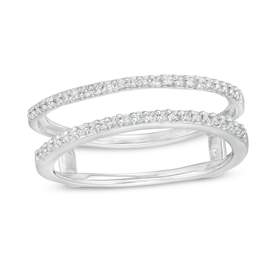 Previously Owned - 1/4 CT. T.w. Diamond Solitaire Enhancer in 10K White Gold