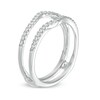 Thumbnail Image 2 of Previously Owned - 1/4 CT. T.W. Diamond Contour Solitaire Enhancer in 14K White Gold
