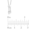 Thumbnail Image 4 of Previously Owned - Enchanted Disney Belle 1/10 CT. T.W. Diamond Bracelet in Sterling Silver and 10K Rose Gold - 8.5"
