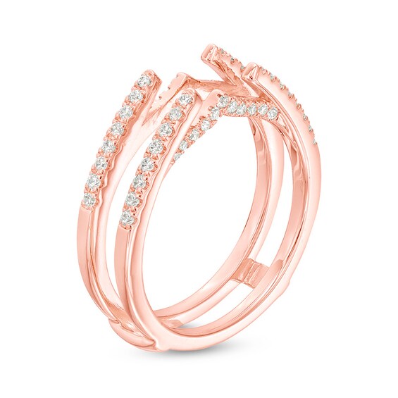 Previously Owned - 1/3 CT. T.w. Diamond Solitaire Enhancer in 14K Rose Gold