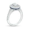 Thumbnail Image 2 of Previously Owned - Vera Wang Love Collection 1-1/5 CT. T.W. Oval Diamond Frame Engagement Ring in 14K White Gold