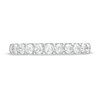 Thumbnail Image 4 of Previously Owned - 5/8 CT. T.W. Diamond Anniversary Band in 10K White Gold