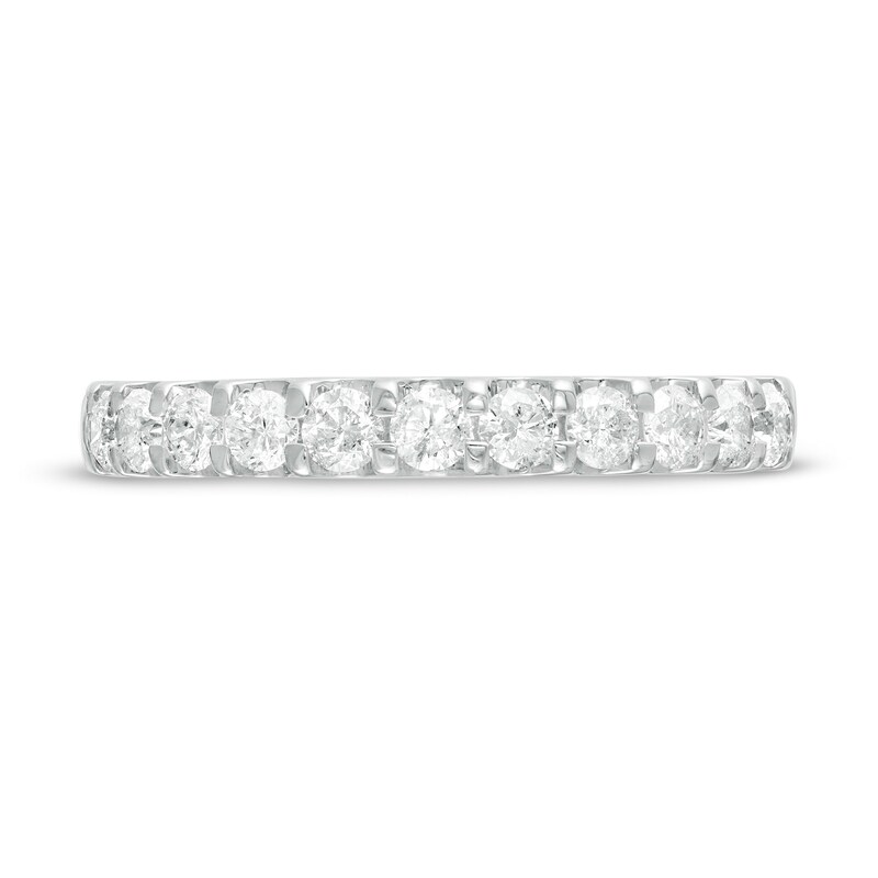 Main Image 4 of Previously Owned - 5/8 CT. T.W. Diamond Anniversary Band in 10K White Gold
