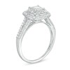 Thumbnail Image 3 of Previously Owned - 1/2 CT. T.W. Princess-Cut Diamond Double Frame Engagement Ring in 10K White Gold