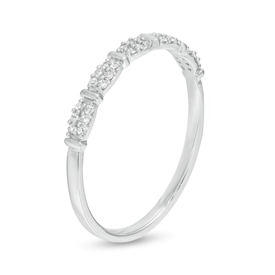 Previously Owned - 1/15 CT. T.w. Diamond Stackable Anniversary Band in 10K White Gold