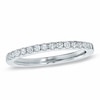Thumbnail Image 1 of Previously Owned - 1/4 CT. T.W. Diamond Wedding Band in 14K White Gold