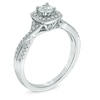 Previously Owned - Celebration Fire™ 1/2 CT. T.W. Diamond Vintage-Style Twist Engagement Ring in 14K White Gold