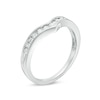 Thumbnail Image 2 of Previously Owned - 1/4 CT. T.W. Diamond Chevron Channel Band in 10K White Gold