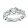 Thumbnail Image 3 of Previously Owned - 1-1/2 CT. T.W. Princess-Cut Diamond Bridge Bridal Set in 14K White Gold