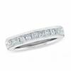 Thumbnail Image 1 of Previously Owned - Celebration Lux® 1/2 CT. T.W. Princess-Cut Diamond Channel Band in 18K White Gold (I/SI2)