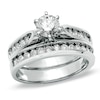 Thumbnail Image 1 of Previously Owned - 1-1/4 CT. T.W. Diamond Bridal Set in 14K White Gold