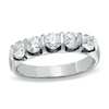 Thumbnail Image 1 of Previously Owned - 1 CT. T.W. Diamond Five Stone Bar Band in 14K White Gold