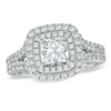 Thumbnail Image 0 of Previously Owned - Vera Wang Love Collection 2-1/5 CT. T.W. Princess-Cut Diamond Frame Engagement Ring in 14K White Gold