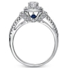 Thumbnail Image 2 of Previously Owned - Vera Wang Love Collection 3/4 CT. T.W. Diamond Frame Engagement Ring in 14K White Gold
