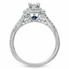 Thumbnail Image 3 of Previously Owned - Vera Wang Love Collection 1-1/3 CT. T.W. Emerald-Cut Diamond Frame Engagement Ring in 14K White Gold